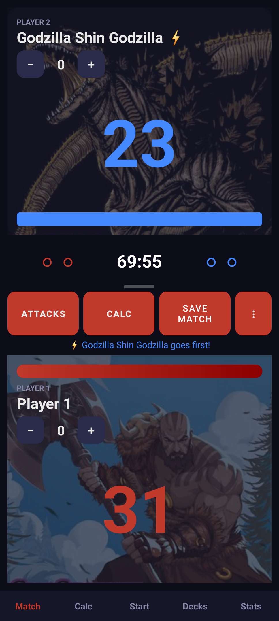 Match HP Tracker