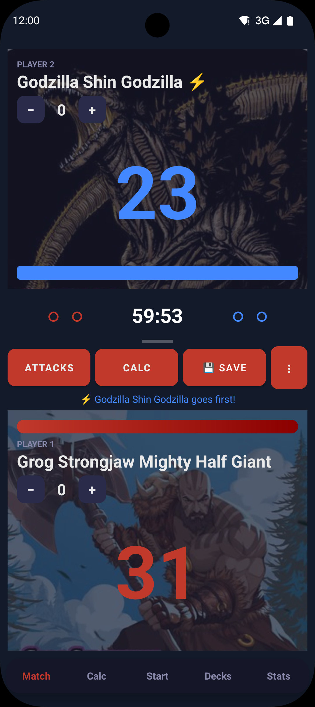 Match HP Tracker
