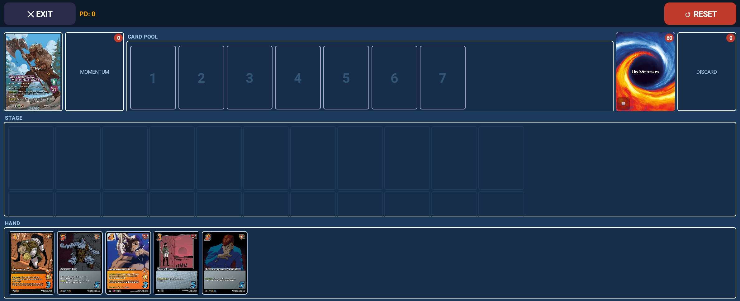 Deck Simulator